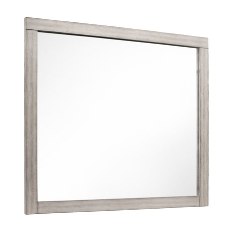 Zephyr Light Gray Mirror (Mirror Only) from Homelegance - Luna Furniture
