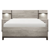 Zephyr Light Gray Wall Bedroom Set from Homelegance - Luna Furniture