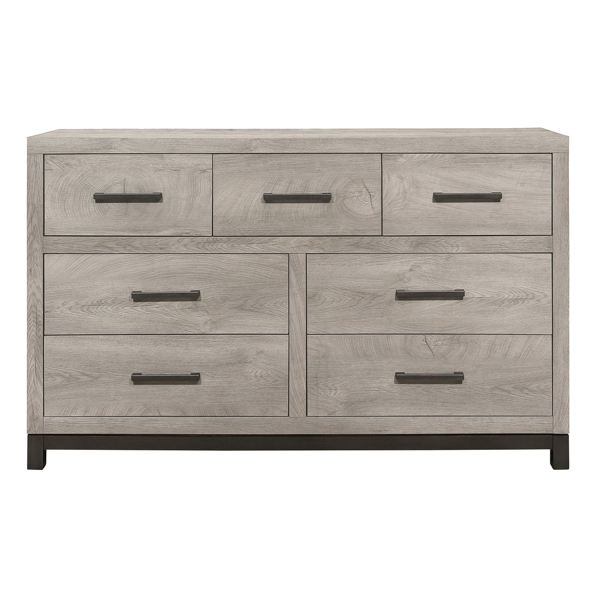Zephyr Light Gray 4-Piece Youth Bedroom Set (Twin Bed, Nightstand, Dresser, Mirror) from Homelegance - Luna Furniture