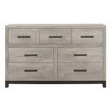 Zephyr Light Gray 4-Piece Youth Bedroom Set (Twin Bed, Nightstand, Dresser, Mirror) from Homelegance - Luna Furniture
