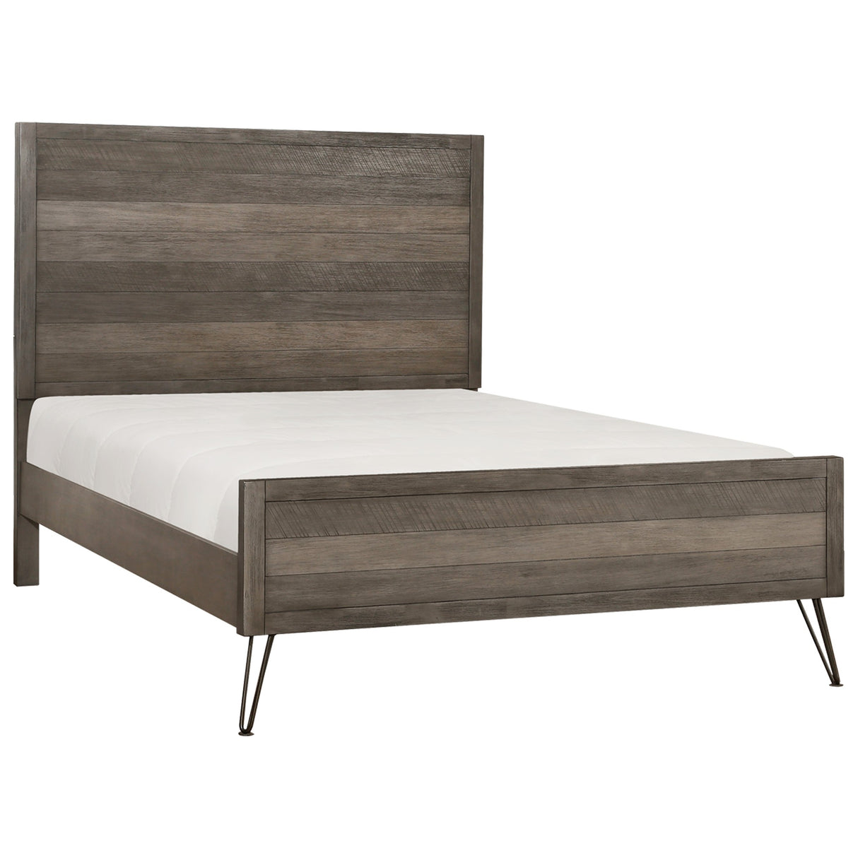 Urbanite Gray Queen Panel Bed from Homelegance - Luna Furniture