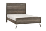 Urbanite Gray 4-Piece Bedroom Set (Queen Bed, Nightstand, Dresser, Mirror) from Homelegance - Luna Furniture