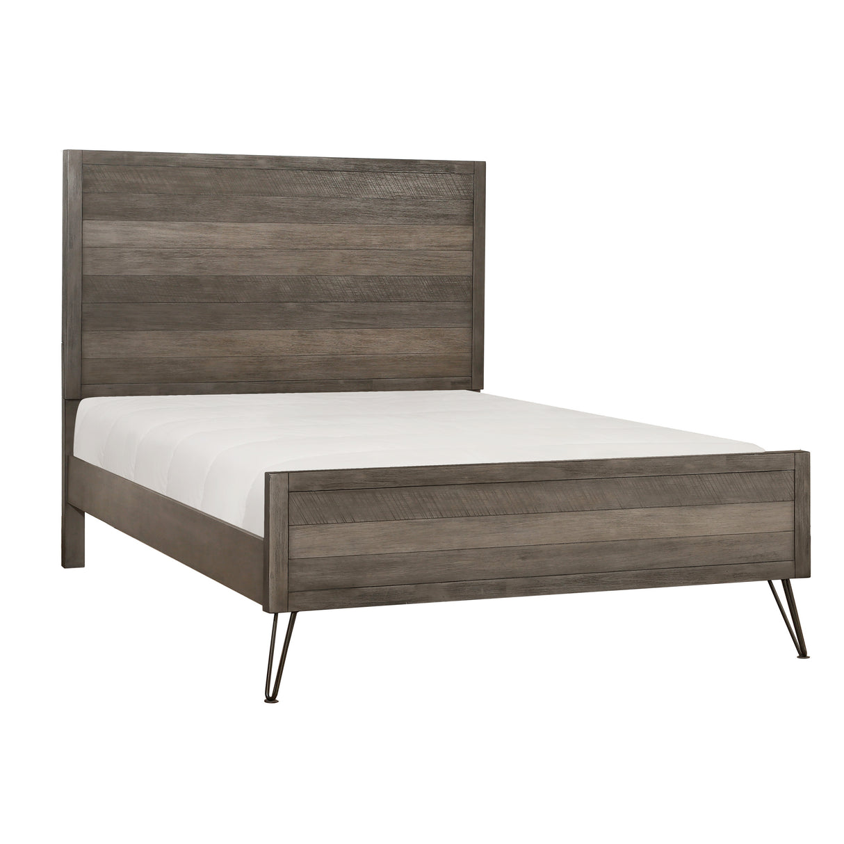 Urbanite Gray King Panel Bed from Homelegance - Luna Furniture