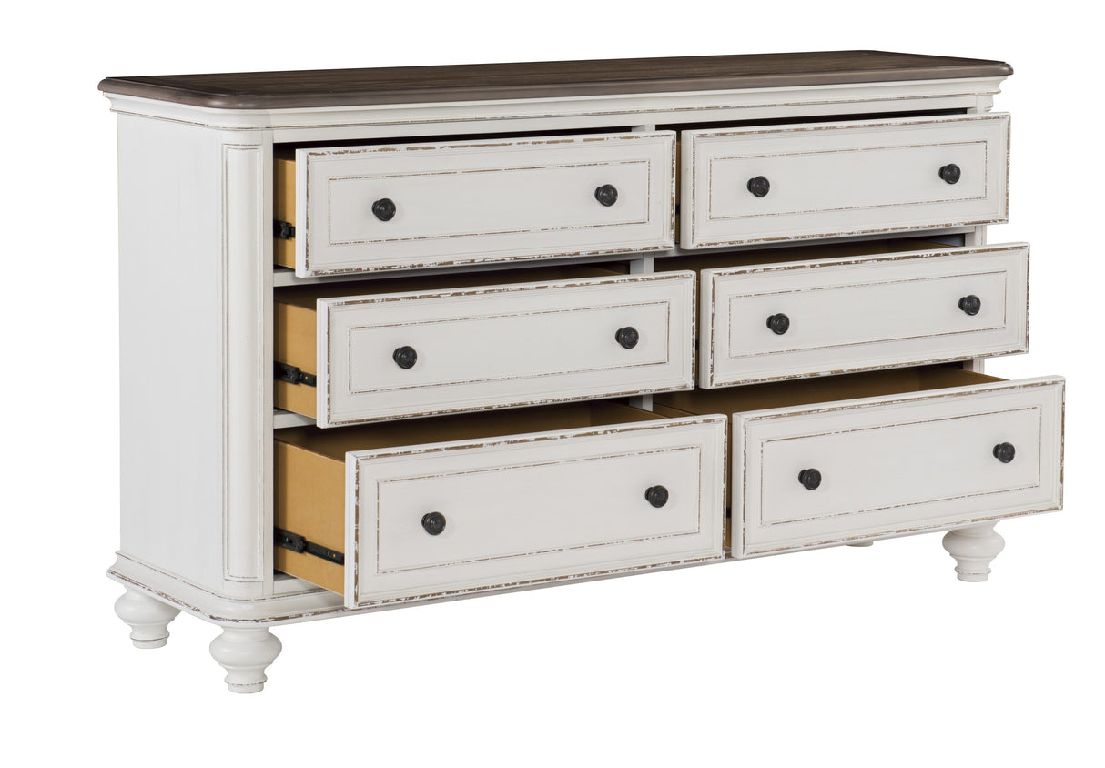 Baylesford Antique White Dresser - Luna Furniture
