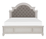 Baylesford Antique White Eastern King Bed from Homelegance - Luna Furniture