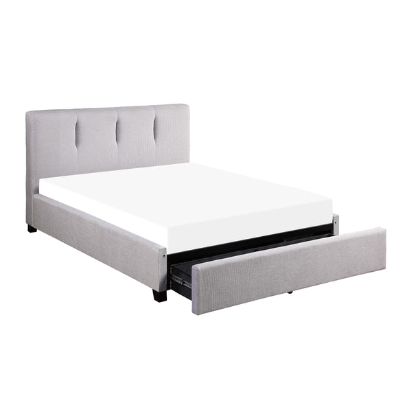 1632F-1DW* (4) Full Platform Bed with Storage Drawer - Luna Furniture
