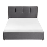 Aitana Graphite California King Platform Bed with Storage Footboard from Homelegance - Luna Furniture