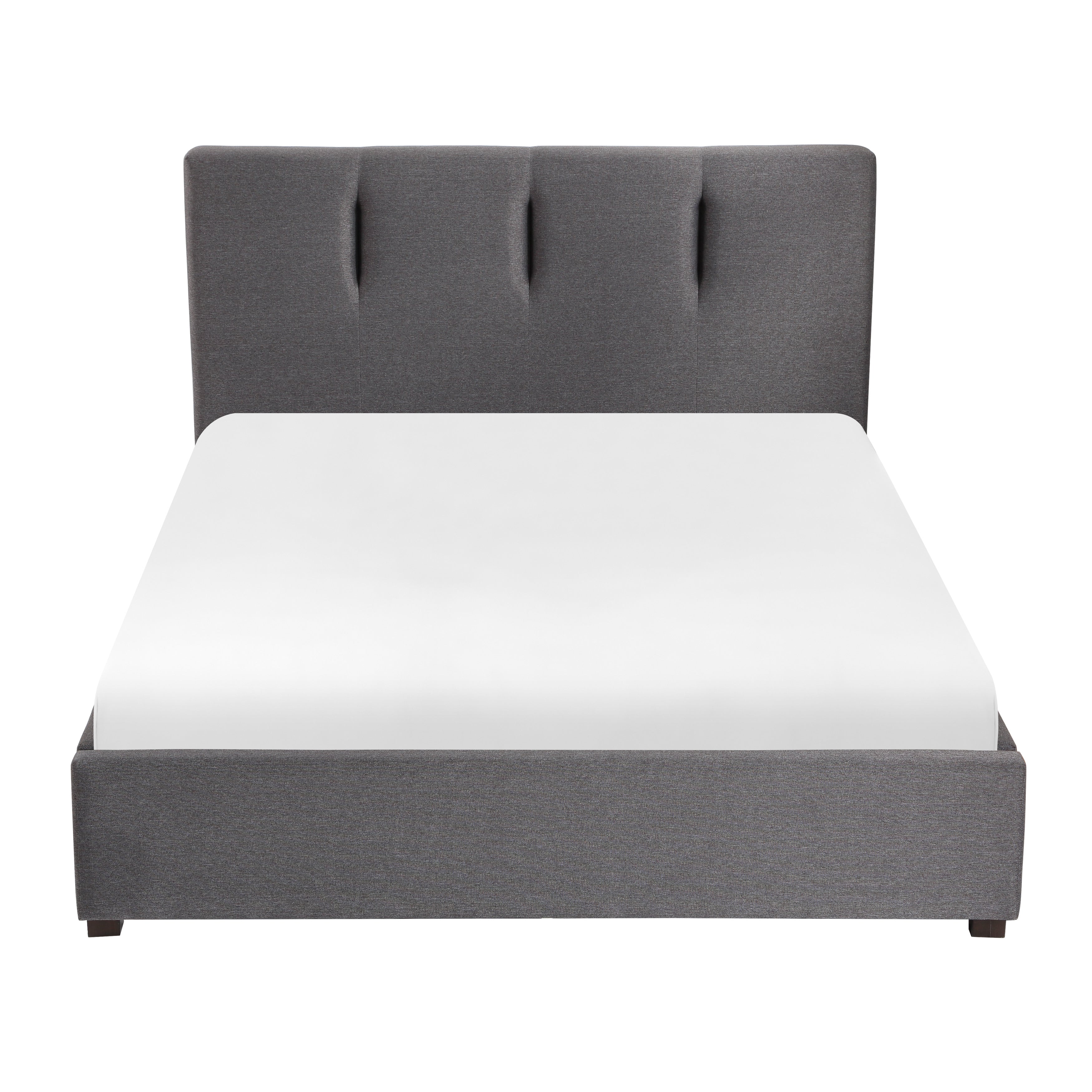Aitana Graphite California King Platform Bed with Storage Footboard from Homelegance - Luna Furniture