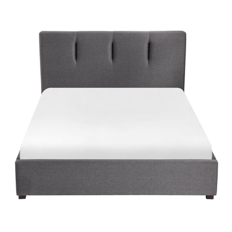 Aitana Graphite California King Platform Bed with Storage Footboard from Homelegance - Luna Furniture