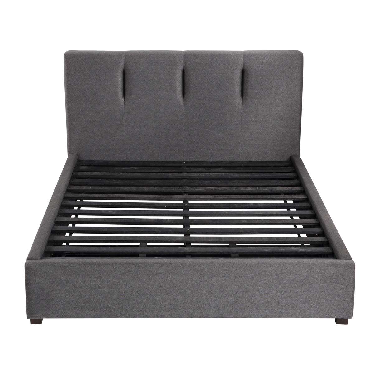 Aitana Graphite Eastern King Platform Bed from Homelegance - Luna Furniture