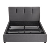 Aitana Graphite Eastern King Platform Bed from Homelegance - Luna Furniture