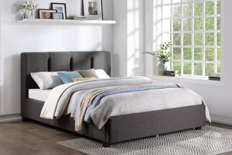 Aitana Graphite Eastern King Platform Bed from Homelegance - Luna Furniture