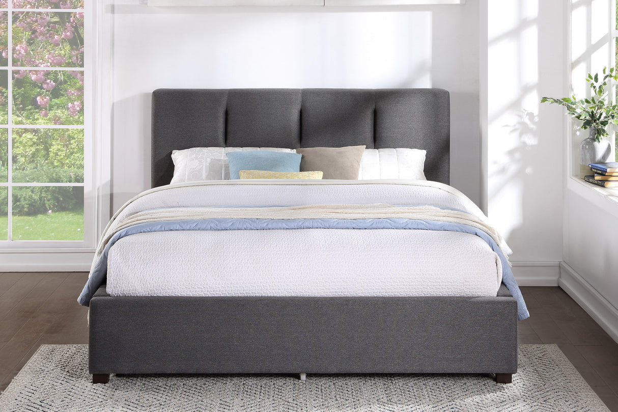 Aitana Graphite Eastern King Platform Bed from Homelegance - Luna Furniture