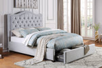 1642K-1CKDW* (4) California King Platform Bed with Storage Drawers - Luna Furniture