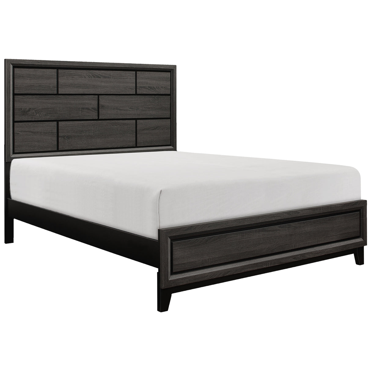 Davi Gray Queen Bed from Homelegance - Luna Furniture