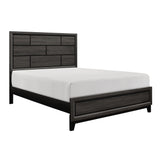 Davi Gray 4-Piece Bedroom Set (Queen Bed, Nightstand, Dresser, Mirror) from Homelegance - Luna Furniture