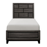 Davi Gray Twin Bed from Homelegance - Luna Furniture