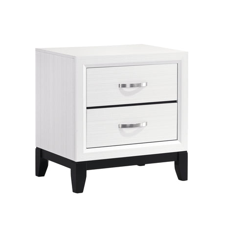 Davi White Nightstand from Homelegance - Luna Furniture