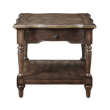 Heath Court Brown Oak End Table from Homelegance - Luna Furniture