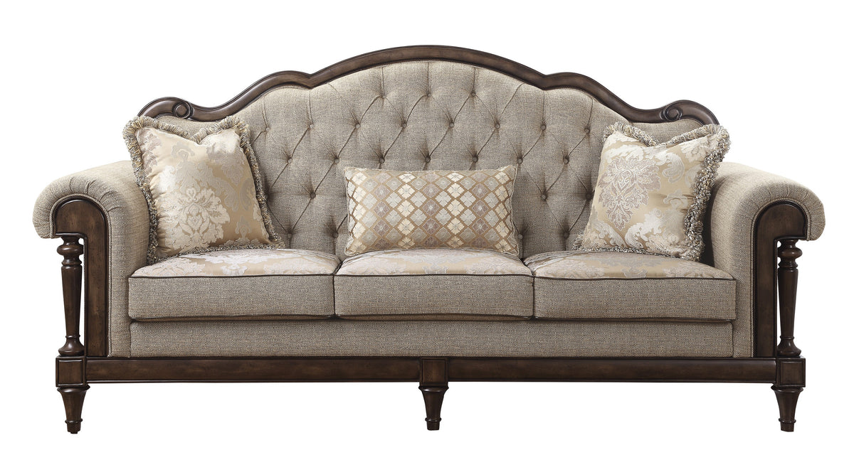 Heath Court Brown 2-Piece Living Room Set from Homelegance - Luna Furniture
