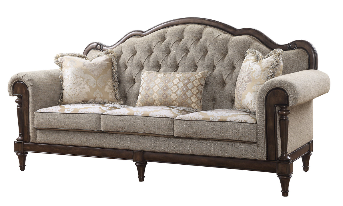 Heath Court Brown 2-Piece Living Room Set from Homelegance - Luna Furniture