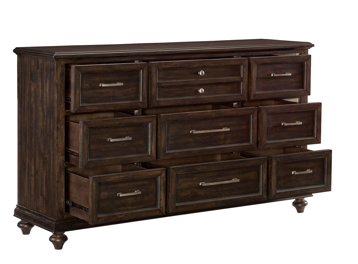 Cardano Driftwood Charcoal Dresser from Homelegance - Luna Furniture