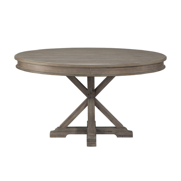 Cardano Driftwood Brown Round Dining Table