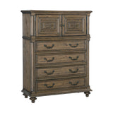 Rachelle Weathered Pecan Chest from Homelegance - Luna Furniture