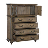Rachelle Weathered Pecan Chest from Homelegance - Luna Furniture