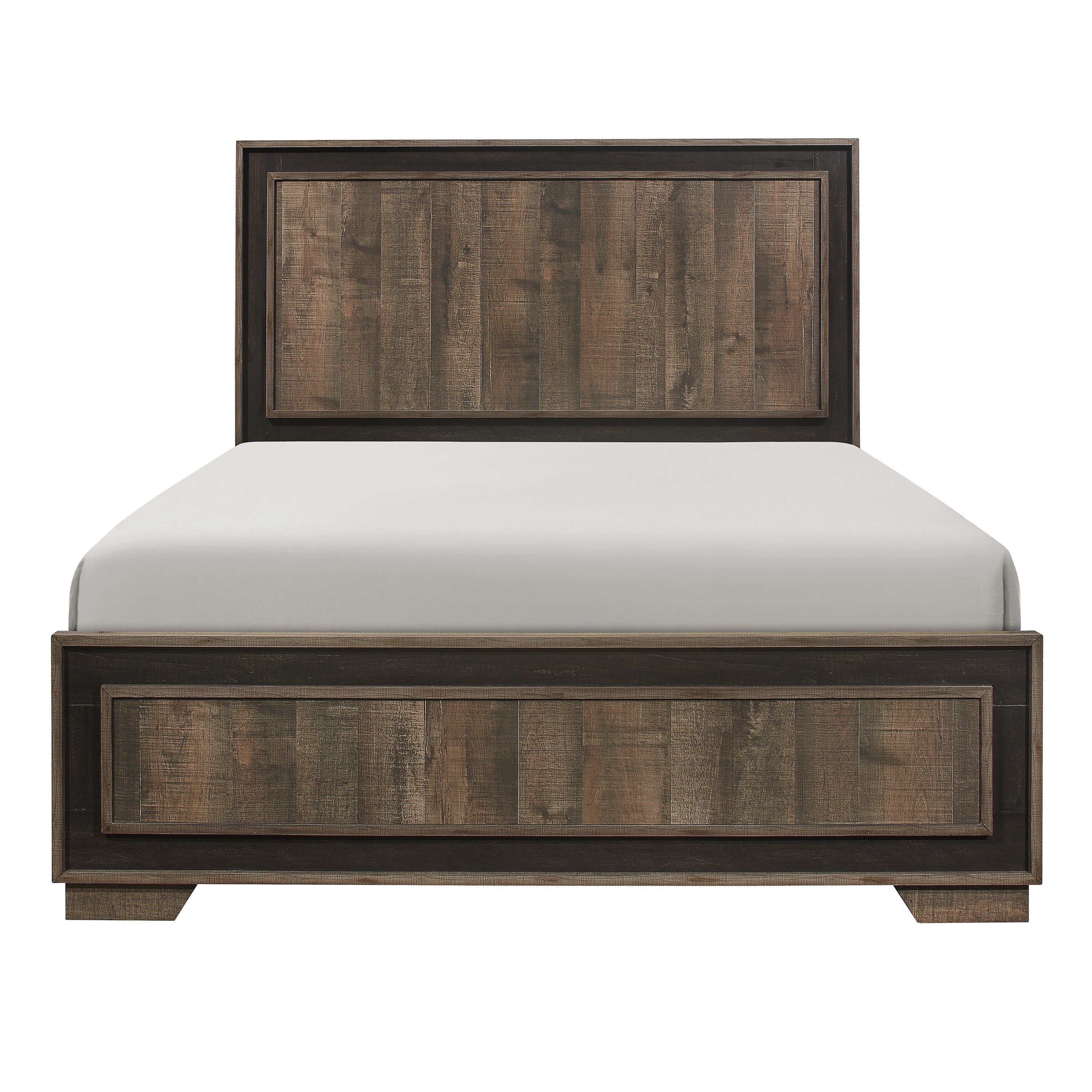 Ellendale Authentic Mahogany Queen Panel Bed from Homelegance - Luna Furniture