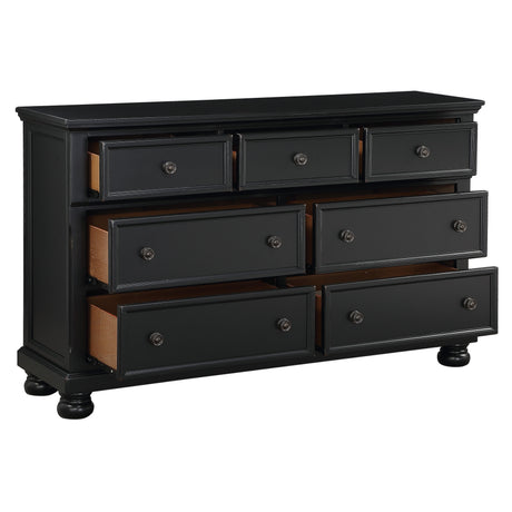 1714BK-1*44-Piece Bedroom Set (Queen Bed, Nightstand, Dresser, Mirror) from Homelegance - Luna Furniture