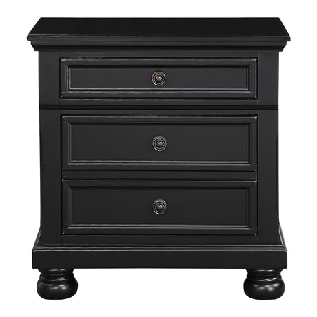 1714BK-1*44-Piece Bedroom Set (Queen Bed, Nightstand, Dresser, Mirror) from Homelegance - Luna Furniture