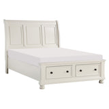 1714W-1* (3)Queen Sleigh Platform Bed with Footboard Storage from Homelegance - Luna Furniture