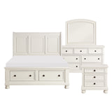 1714W-1*44-Piece Bedroom Set (Queen Bed, Nightstand, Dresser, Mirror) from Homelegance - Luna Furniture