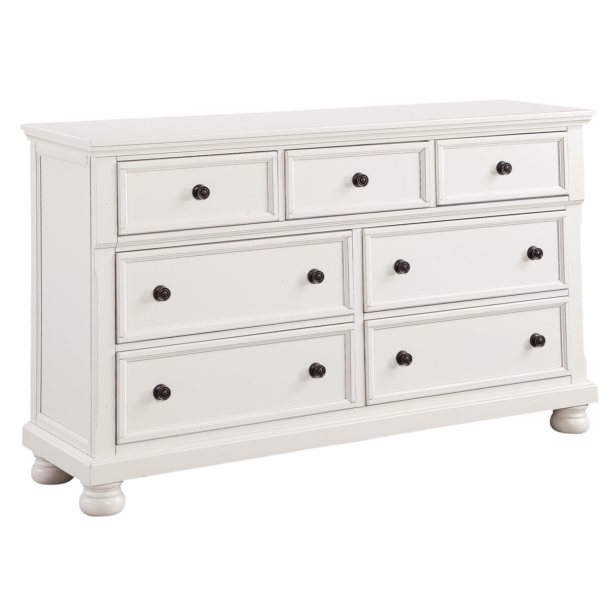 1714W-1*44-Piece Bedroom Set (Queen Bed, Nightstand, Dresser, Mirror) from Homelegance - Luna Furniture