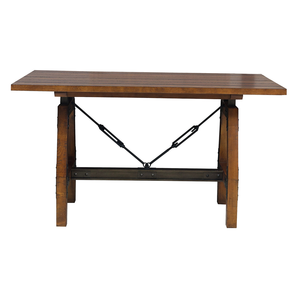 Holverson Rustic Brown Counter Height Table