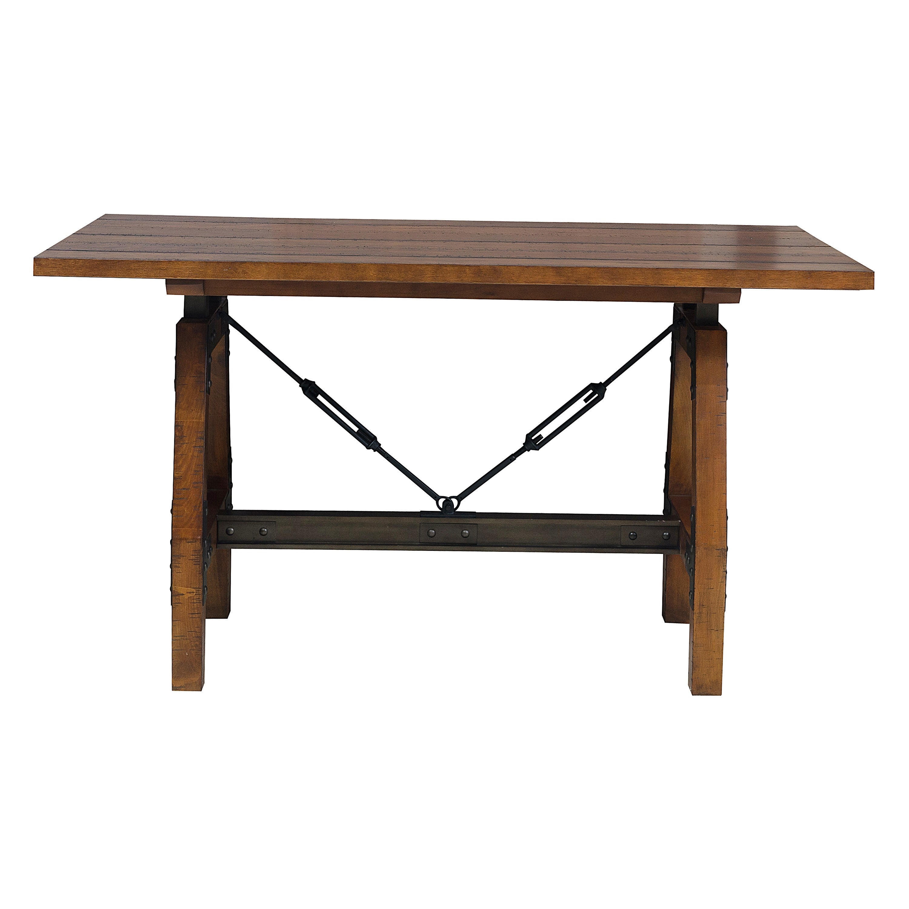 Holverson Rustic Brown Counter Height Set from Homelegance - Luna Furniture
