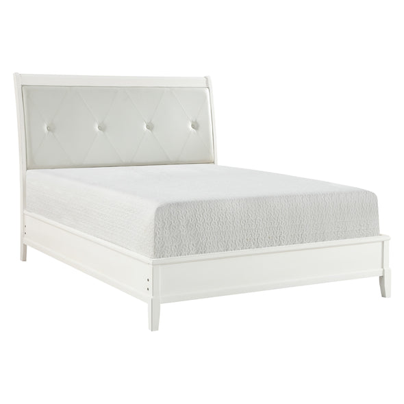 Cotterill White King Panel Bed
