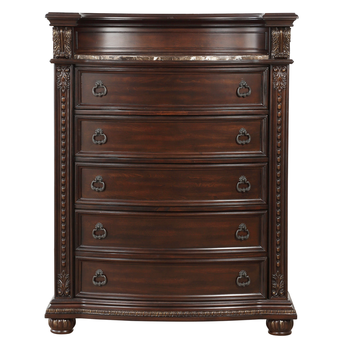 Cavalier Dark Cherry Chest from Homelegance - Luna Furniture
