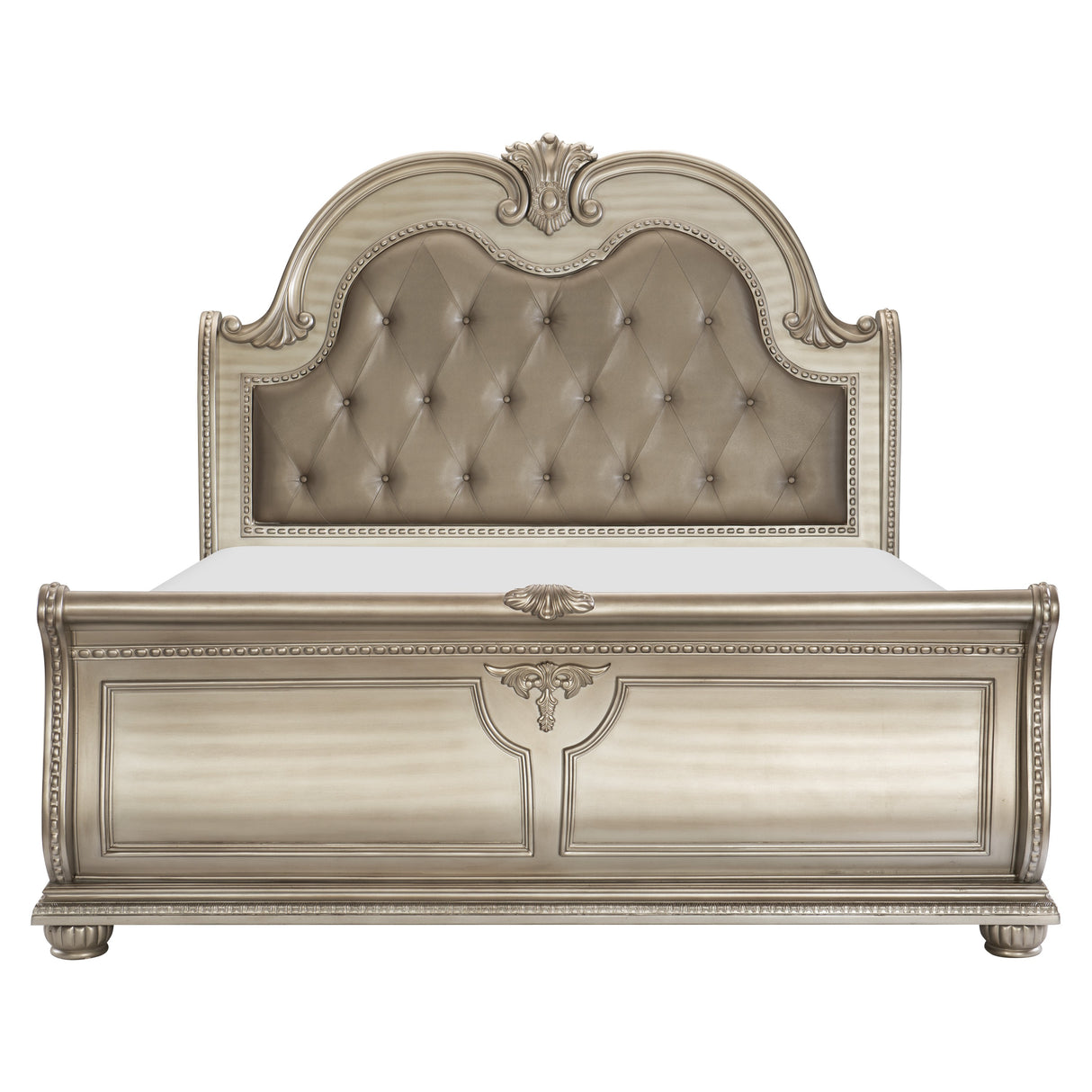 Cavalier Silver Queen Bed from Homelegance - Luna Furniture