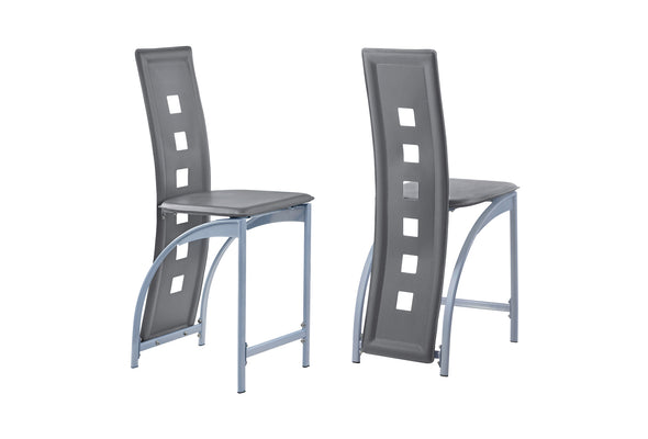 Echo Gray Counter Height Chair, Set of 2