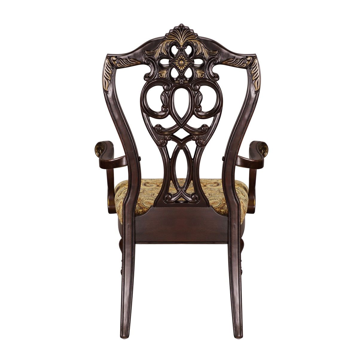 Catalonia Cherry Dining Arm Chair, Set of 2 from Homelegance - Luna Furniture