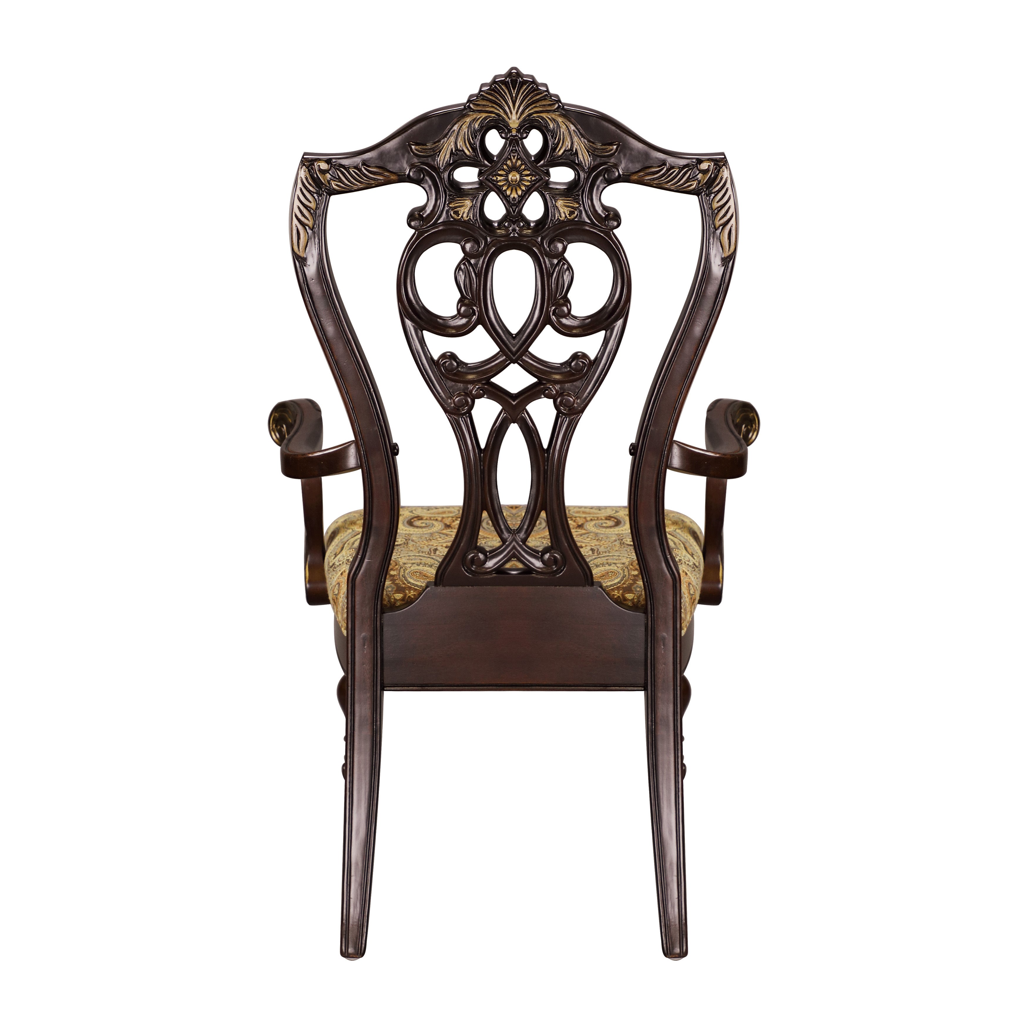 Catalonia Cherry Dining Arm Chair, Set of 2 from Homelegance - Luna Furniture