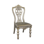 Catalonia Platinum Gold Side Chair, Set of 2