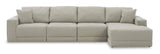 Next-Gen Gaucho Gray 4-Piece RAF Chaise Sectional from Ashley - Luna Furniture