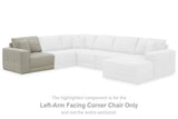 Next-Gen Gaucho Gray Left-Arm Facing Corner Chair from Ashley Furniture - Luna Furniture