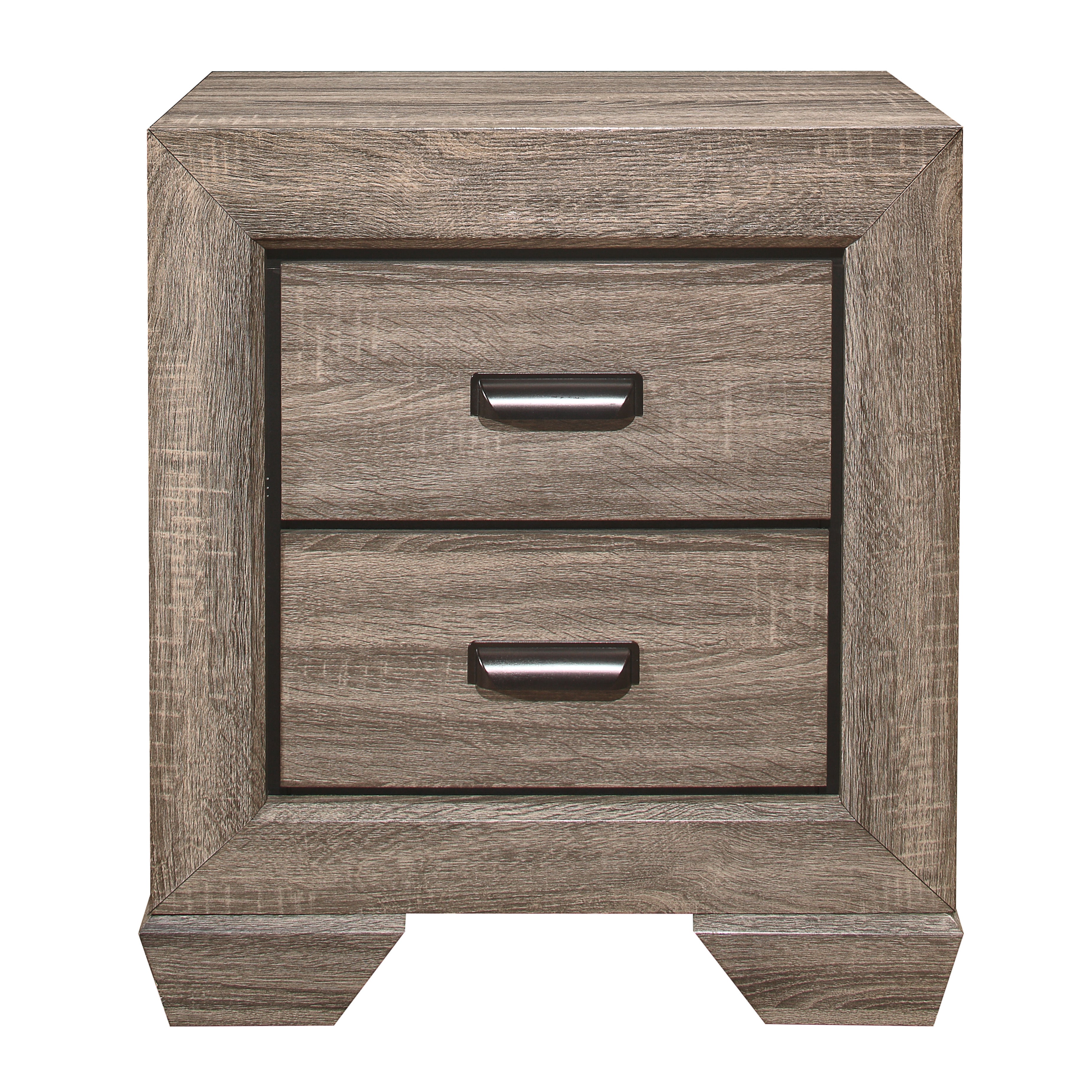 Beechnut Light Elm Nightstand from Homelegance - Luna Furniture