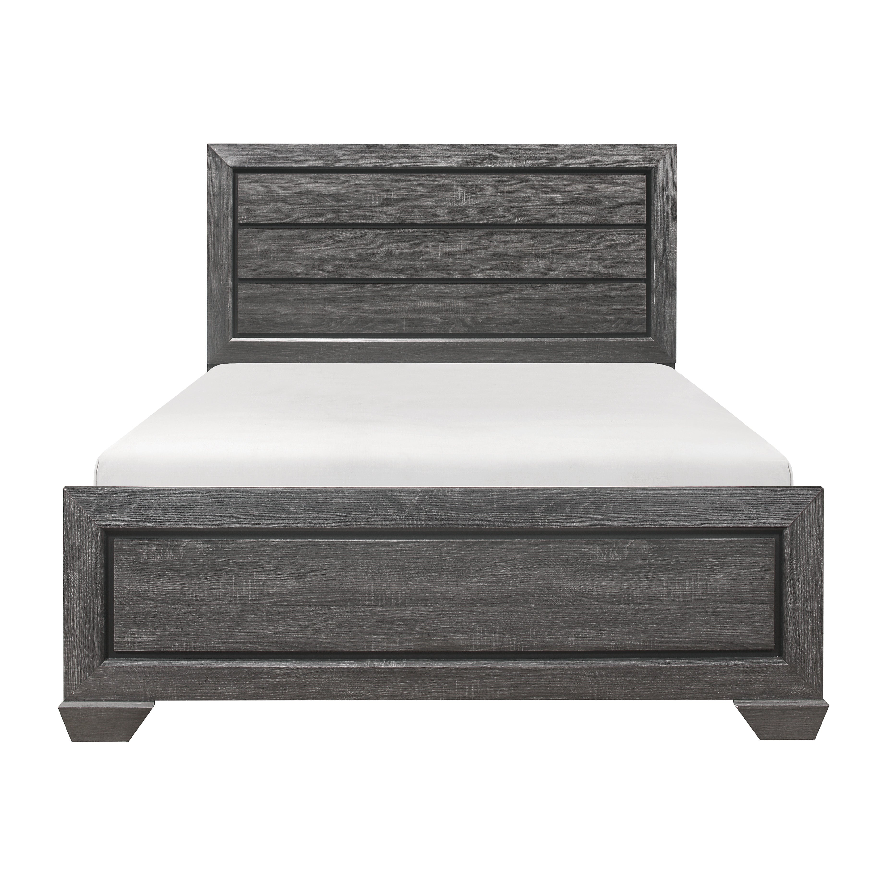 Beechnut Gray King Panel Bed from Homelegance - Luna Furniture