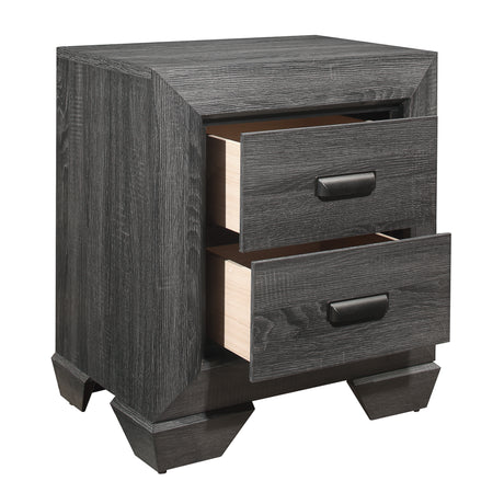 Beechnut Gray Nightstand from Homelegance - Luna Furniture
