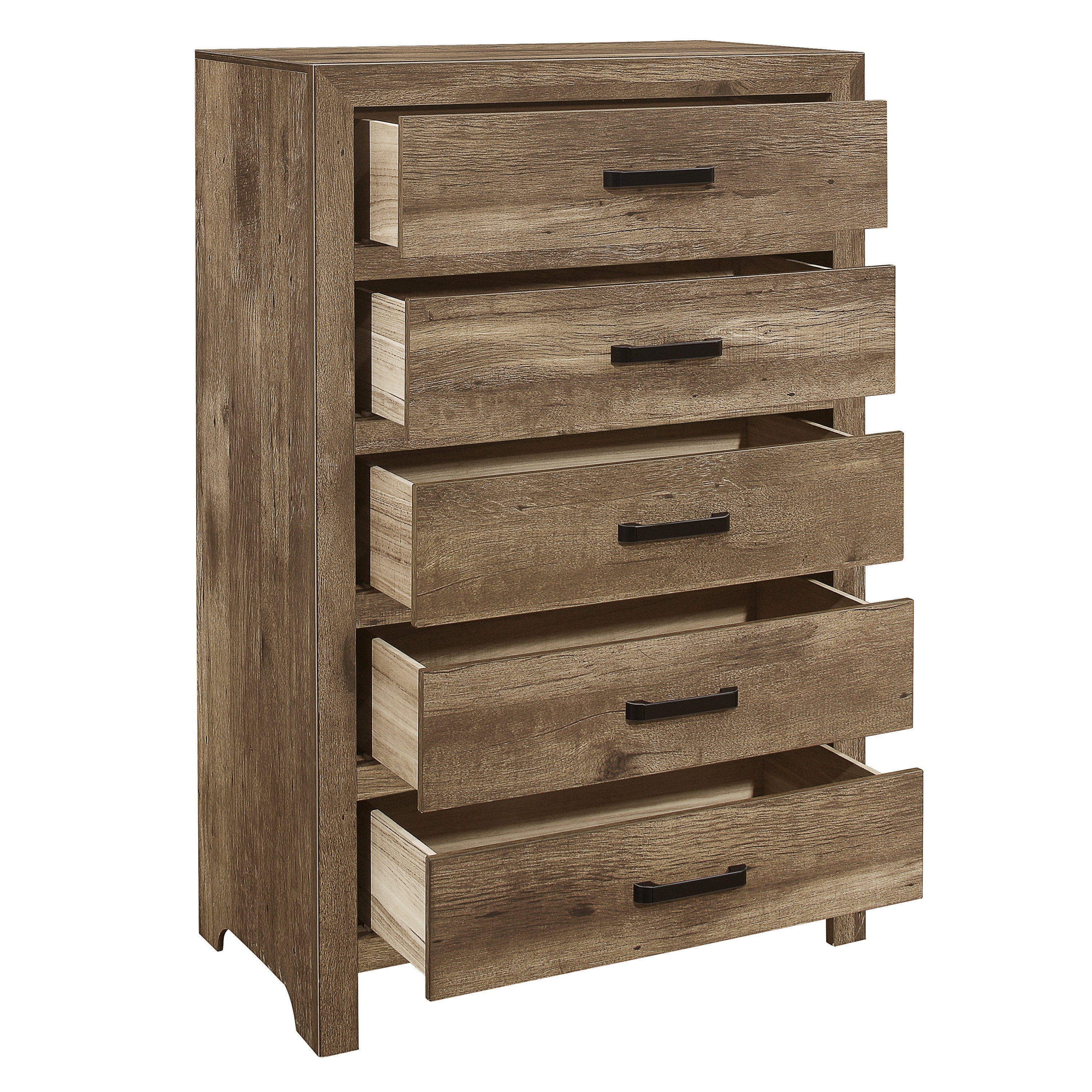 Mandan Weathered Pine Panel Bedroom Set from Homelegance - Luna Furniture
